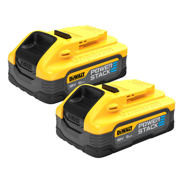 Buy DeWalt POWERSTACK Battery 18V 5Ah 2pk online in New Zealand The