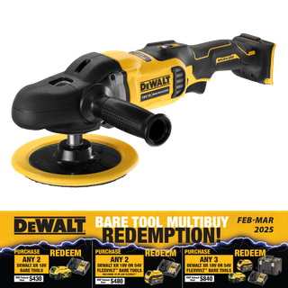 DeWalt Cordless Polisher Sander Direct Action 180mm 18V Bare Tool