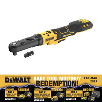 DeWalt Cordless Ratchet Sealed Head 3/8in and 1/2in Drive 18V - Bare Tool