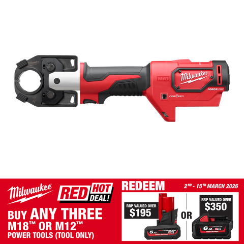 Milwaukee M18 FORCE LOGIC 6T Crimping Tool 18v - Bare Tool