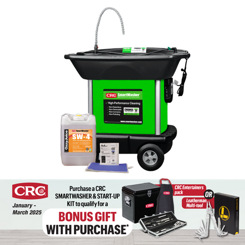 CRC SmartWasher SW-37 Mobile Heavyweight Parts Washer Heavy Duty Start-Up Kit