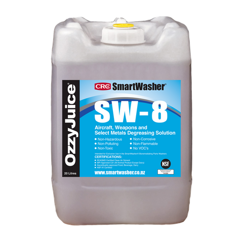 CRC SmartWasher OzzyJuice Select Metals, Aircraft & Weapon Degreaser 20L