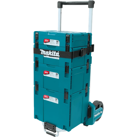 Makita Makpac Stacker Case Set with Trolley