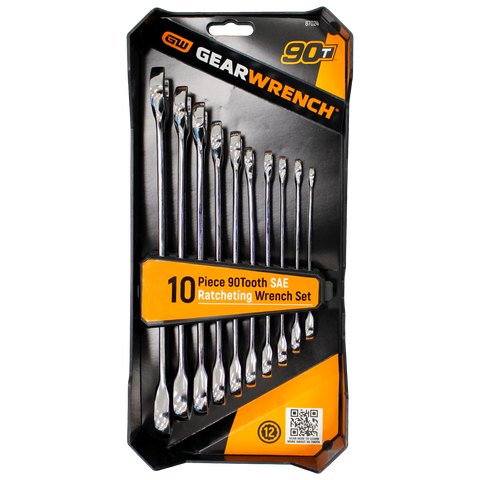 GEARWRENCH Ratcheting Spanner SAE Set 10pc