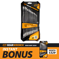 GEARWRENCH Ratcheting Spanner Metric Set 12pc
