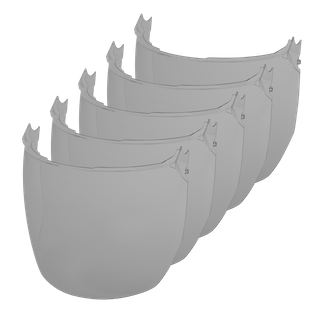 Milwaukee BOLT Face Shield Universal Grey Replacement 5pk