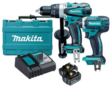 Makita LXT Cordless Hammer Drill & Impact Driver XPT 18V 5Ah