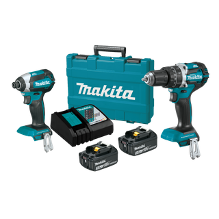 Makita LXT Cordless Hammer Drill & Impact Driver Brushless 18V 3Ah