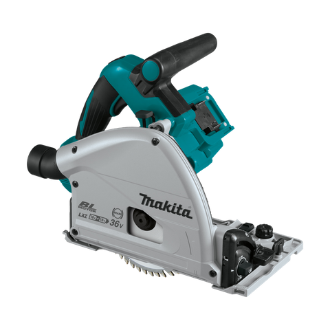 Makita LXT Cordless Plunge Saw Brushless AWS 165mm 36V (2x 18V) - Bare Tool