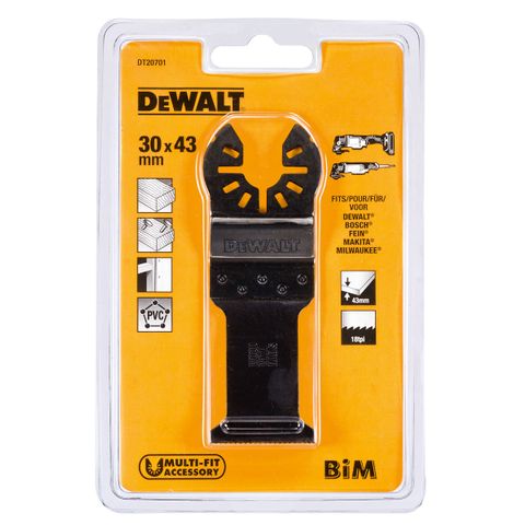 DeWalt Multi Tool Blade Wood with Nails 31mm x 43mm