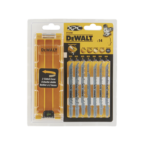 DeWalt Jigsaw Blade Set HCS 7 BiMetal 14pc