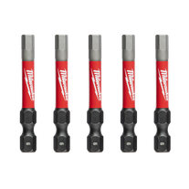 Milwaukee Shockwave Impact Bit Set 6mm x 50mm 5pc