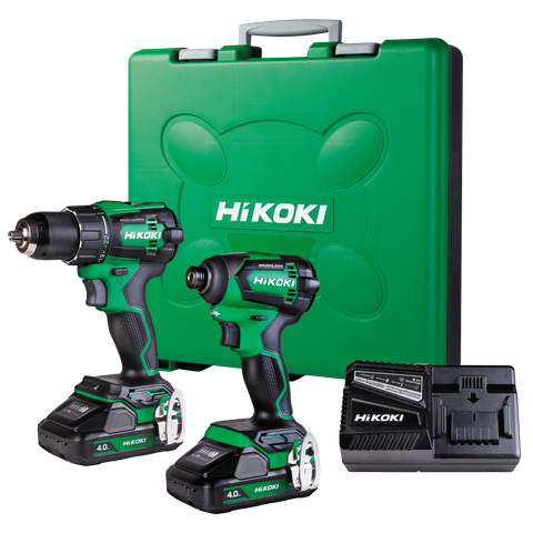 HiKOKI Cordless Impact Drill & Impact Driver Brushless 18V 4Ah