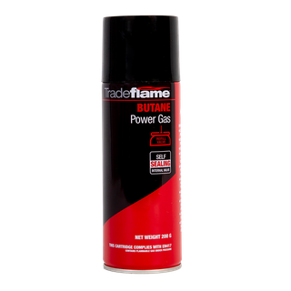 Tradeflame Butane Power Gas Push On 200g