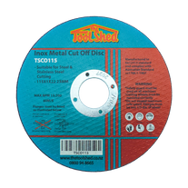 ToolShed Inox Metal Cut Off Disc 115 x 1 x 22.2mm