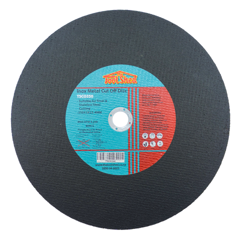 ToolShed Inox Metal Cut Off Disc 350 x 3 x 25.4mm