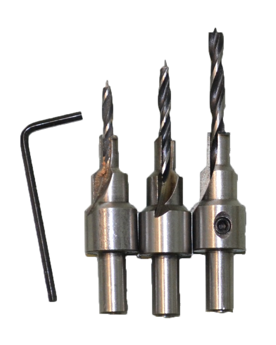 Countersink drill bit store for wood