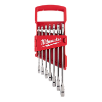 Milwaukee Combination Ratcheting Spanner Set SAE 7pc