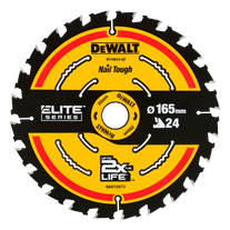 DeWalt ELITE Circular Saw Blade 165mm 24T