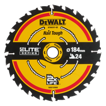 DeWalt ELITE Circular Saw Blade 184mm 24T