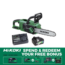 HiKOKI Cordless Chainsaw Brushless 300mm 36v Kit