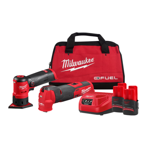 Milwaukee M12 FUEL Cordless Power Pack 2pc 2BW 12V 2.5Ah