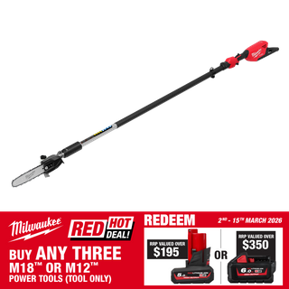 Milwaukee M18 FUEL Telescoping Pole Saw 12in 18V - Bare Tool