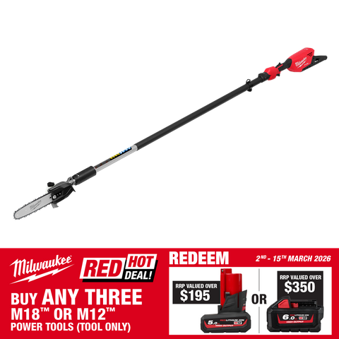 Milwaukee M18 FUEL Telescoping Pole Saw 12in 18V - Bare Tool