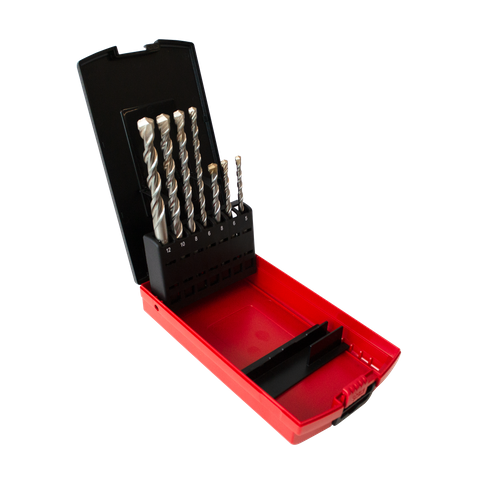 Milwaukee Drill Bit Set SDS Plus M2 2 Cut 7pc