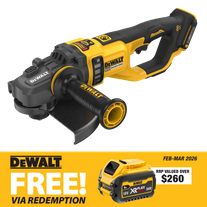 DEWALT FLEXVOLT Cordless Angle Grinder 230mm Brushless 54V - Bare Tool