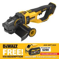 DeWalt FLEXVOLT Cordless Angle Grinder 230mm Brushless 54V - Bare Tool