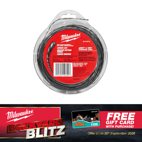 Milwaukee Line Trimmer Line 2.0mm x 45m