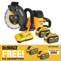 DEWALT FLEXVOLT Cordless Cut Off Saw Brushless 230mm 54V 9Ah
