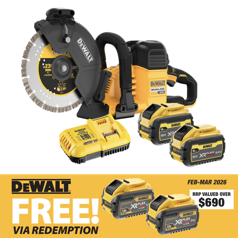 DEWALT FLEXVOLT Cordless Cut Off Saw Brushless 230mm 54V 9Ah