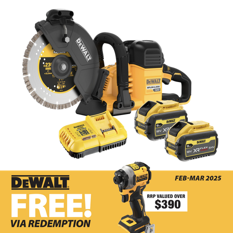 DeWalt FLEXVOLT Cordless Cut Off Saw Brushless 230mm 54V 9Ah