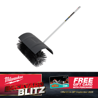 Milwaukee QUIK-LOK Outdoor Power Head Bristle Brush Attachment