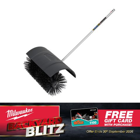 Milwaukee QUIK-LOK Outdoor Power Head Bristle Brush Attachment