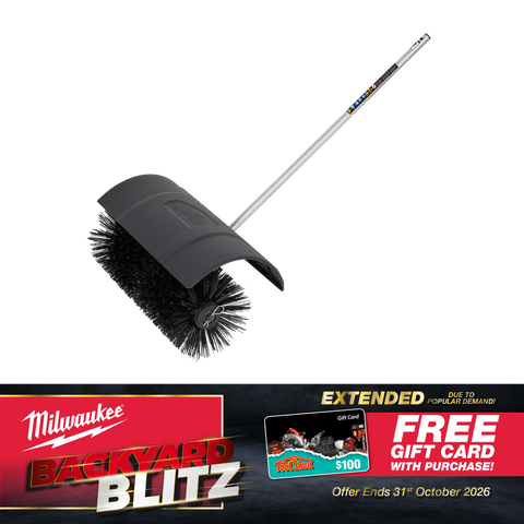 Milwaukee QUIK-LOK Outdoor Power Head Bristle Brush Attachment