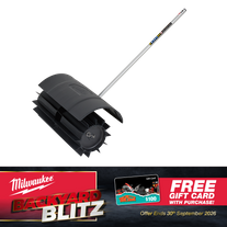 Milwaukee QUIK-LOK Outdoor Power Head Rubber Broom Attachment