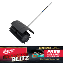 Milwaukee QUIK-LOK Outdoor Power Head Rubber Broom Attachment