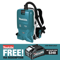 Makita XGT Backpack Vacuum Cleaner Brushless AWS 40v - Bare Tool