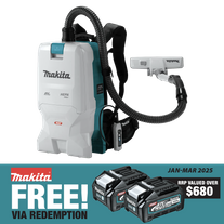 Makita XGT Backpack Vacuum Cleaner Brushless 40v - Bare Tool