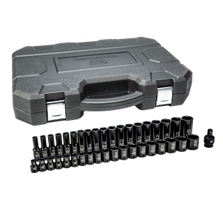 GEARWRENCH Socket Set Metric Std & Deep 1/2in Dr 39pc Set