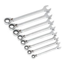 GEARWRENCH Reversible Ratcheting Spanner 8pc Set
