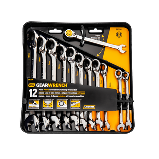 GEARWRENCH Reversible Ratcheting Spanner 12pc Set