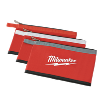 Milwaukee Zipper Pouches 3pk