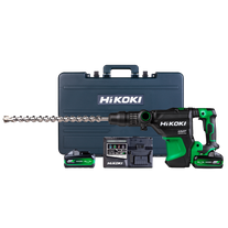 HiKOKI Cordless Rotary Hammer Drill Brushless 40mm SDS MAX 36v Kit