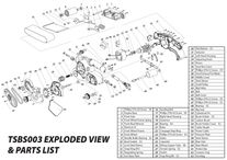 Parts for TSBS003 Belt Sander