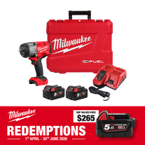 Milwaukee M18 FUEL Cordless Impact Wrench Brushless 1/2in Gen2 18V 5Ah