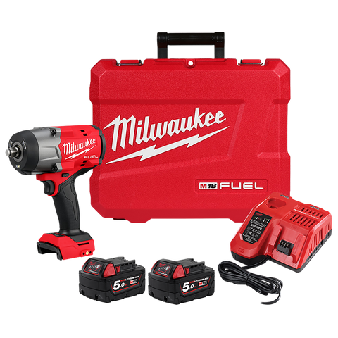 Milwaukee M18 FUEL Cordless Impact Wrench Brushless 1/2in Gen2 18V 5Ah